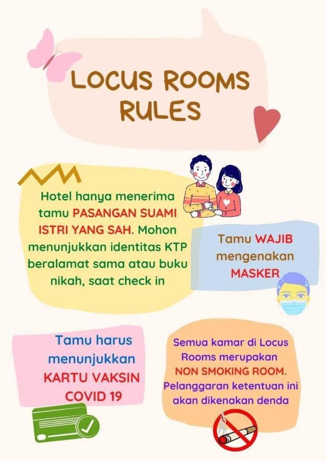 Locus Rooms Bandung Extérieur photo